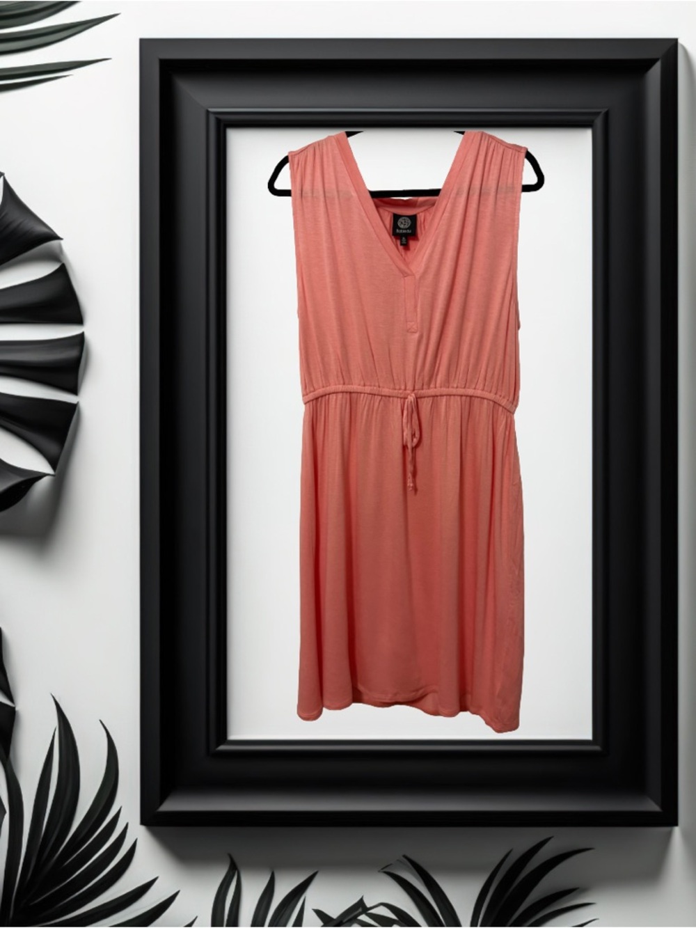 BOGO! V-neck Dress w/Drawstring Waist